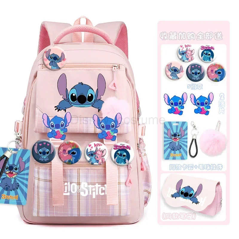 Disneys new sewing student backpack is a casual lightweight large capacity cartoon cute college backpack X250412