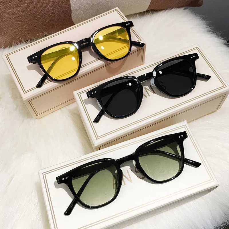 New Vintage Square Sunglasses Women Men Luxury Brand Small Round Sun Glasses Female Small Eyewear Oculos De Sol for Male Female Z250412
