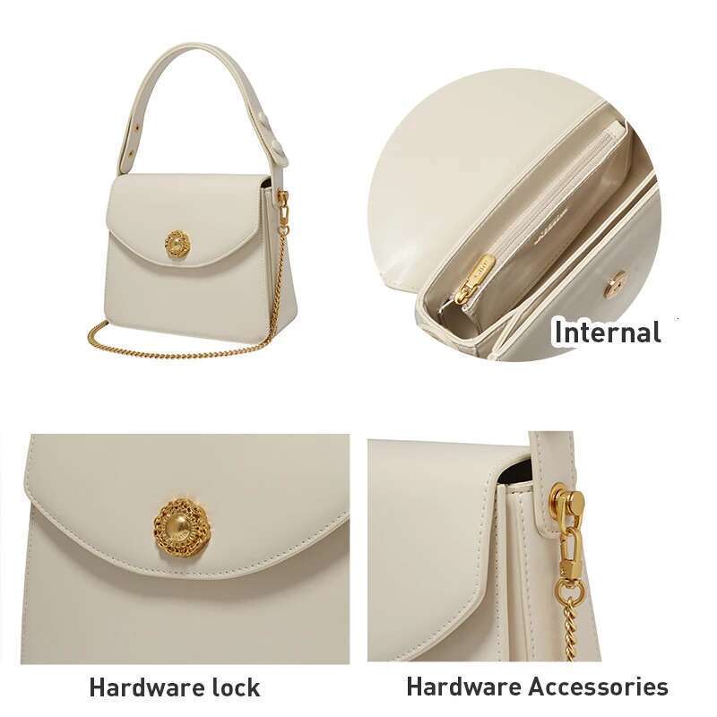 LA FESTIN Original Designer 2024 Fashion Handbag Women Crossbody Shoulder Female Messenger Portable Square Leather Bag
