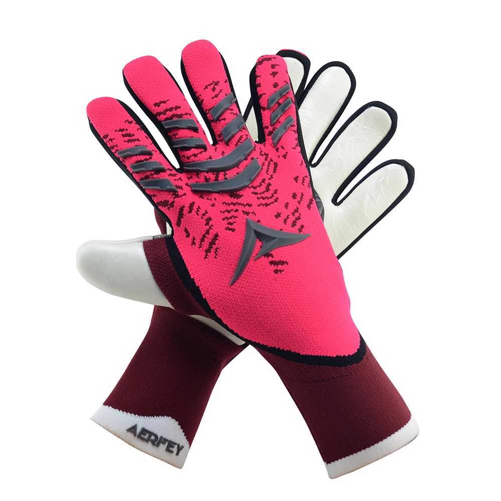 2025 New Soccer Football Goalkeeper Gloves Thickened Professional Protection Adults Teenager Goalkeeper Soccer Goalie GlovesW251112