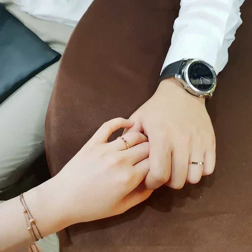 Simple design womens ring for weddings low key rose gold/silver womens engagement ring jewelryXJ250412