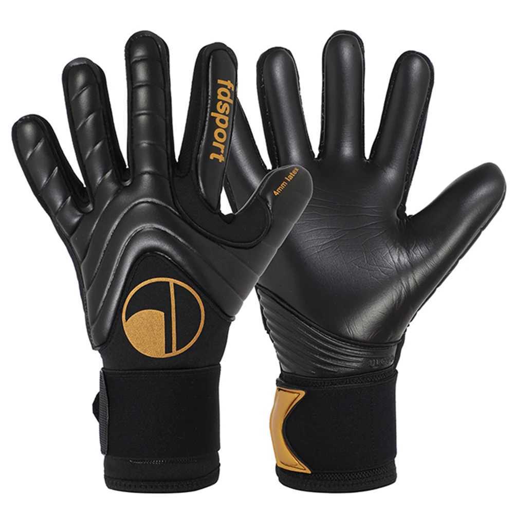 Men Women Professional Football Soccer Rugby Training Match Goalkeeper Gloves Goalie Glove Non-slip 4mm Thicken Latex ProtectionW251112