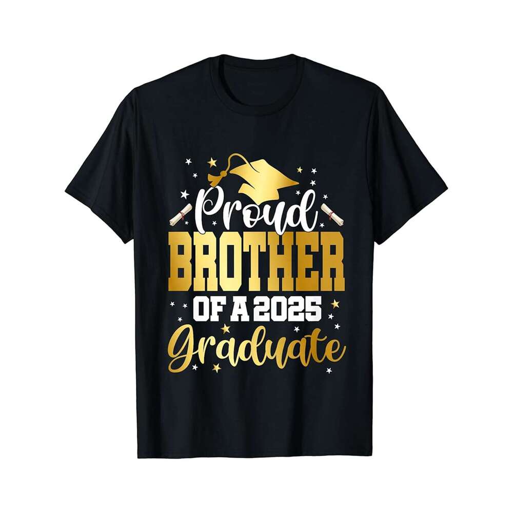 Designer T shirt Senior 2025 Proud Girlfriend Of Graduate - 220g T shits