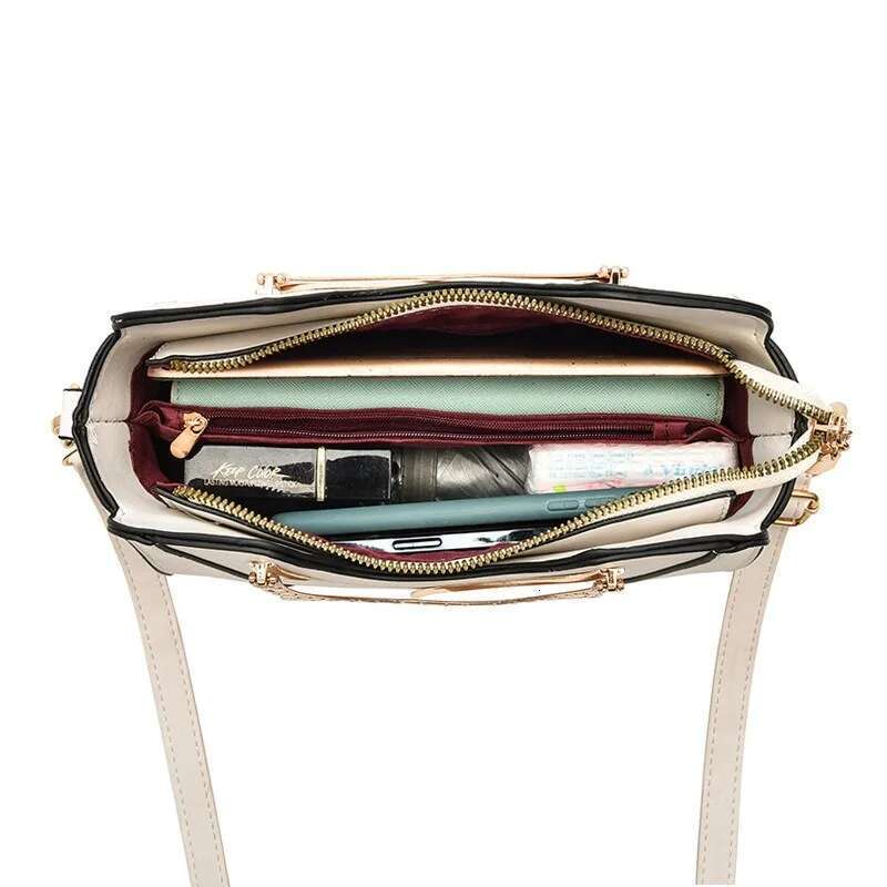 Fashion Leather Shoulder Chain for Small Purse Crossbody Bags Women Trendy Underarm Bag Square Satchel Handbag