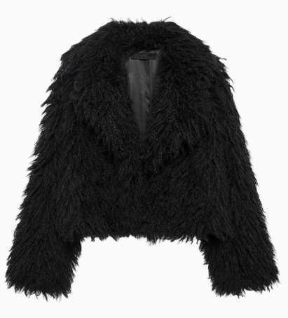Fall/Winter New Style Women's Leather-Peppered Fur Coat - Fashionable, Stylish, Warm - European Long-Sleeved Collar Loose Fur Coat H251024