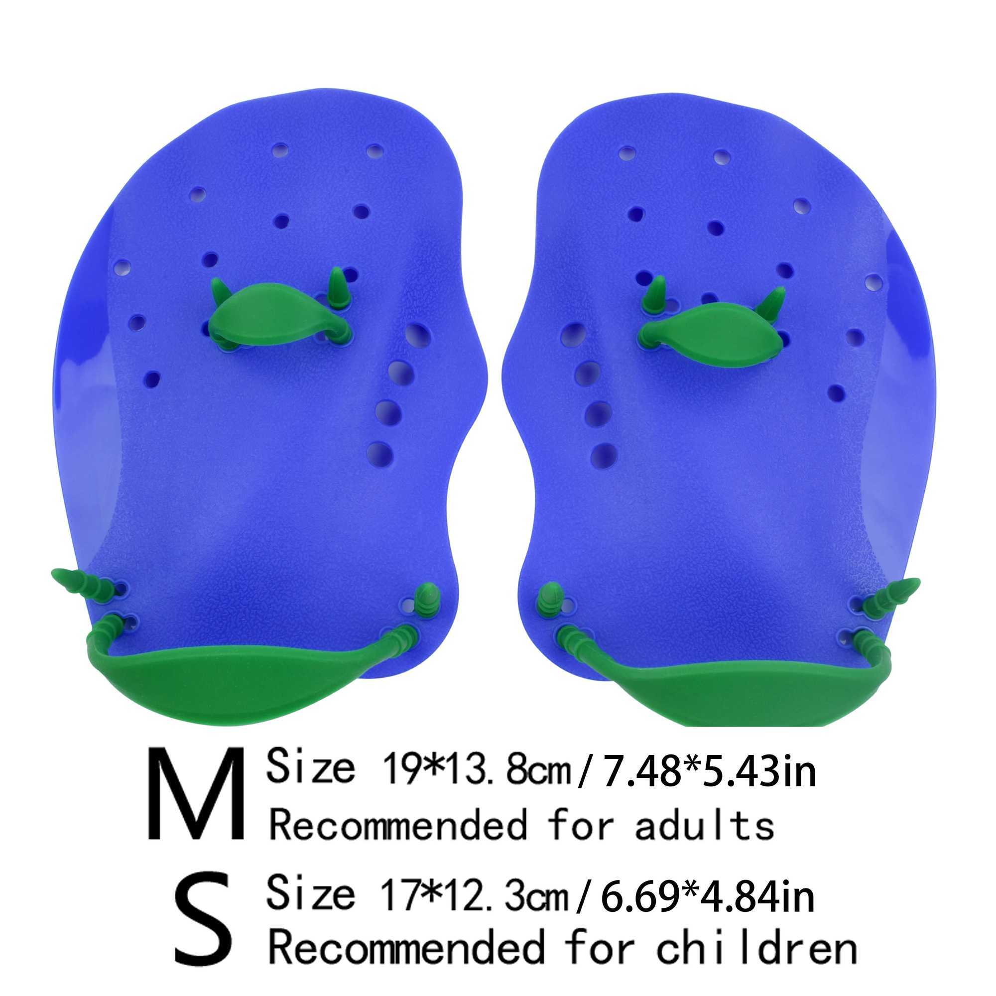 Black swimming fins paddles childrens freestyle paddles training fins professional swimming equipment palmY250412