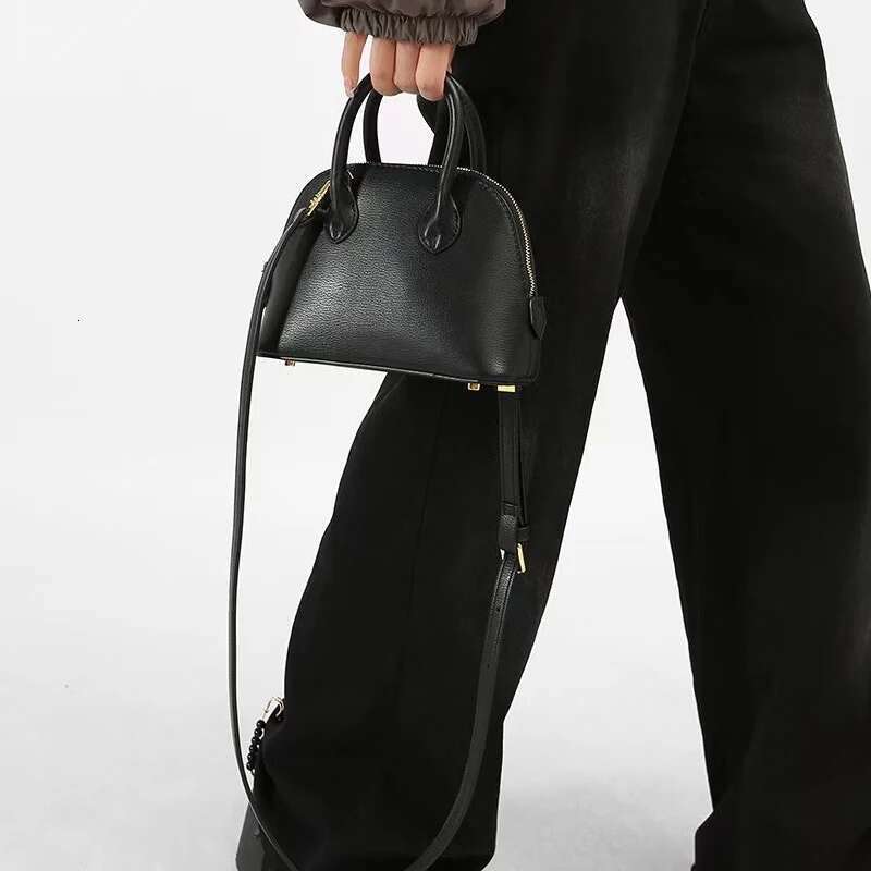 Classic Mini Shell Bags For Women Designer Handbags Purses 2025 New In PU Imitation Cow Leather Top Handle Wrist Shoulder