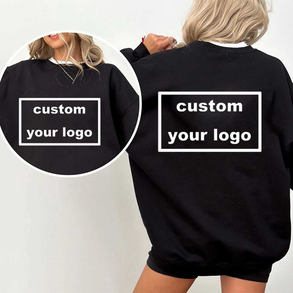 POD customization Customized Print Wholesale Women Sweatshirts Unisex DIY Streetwear Drop Shipping Men ClothingT251112