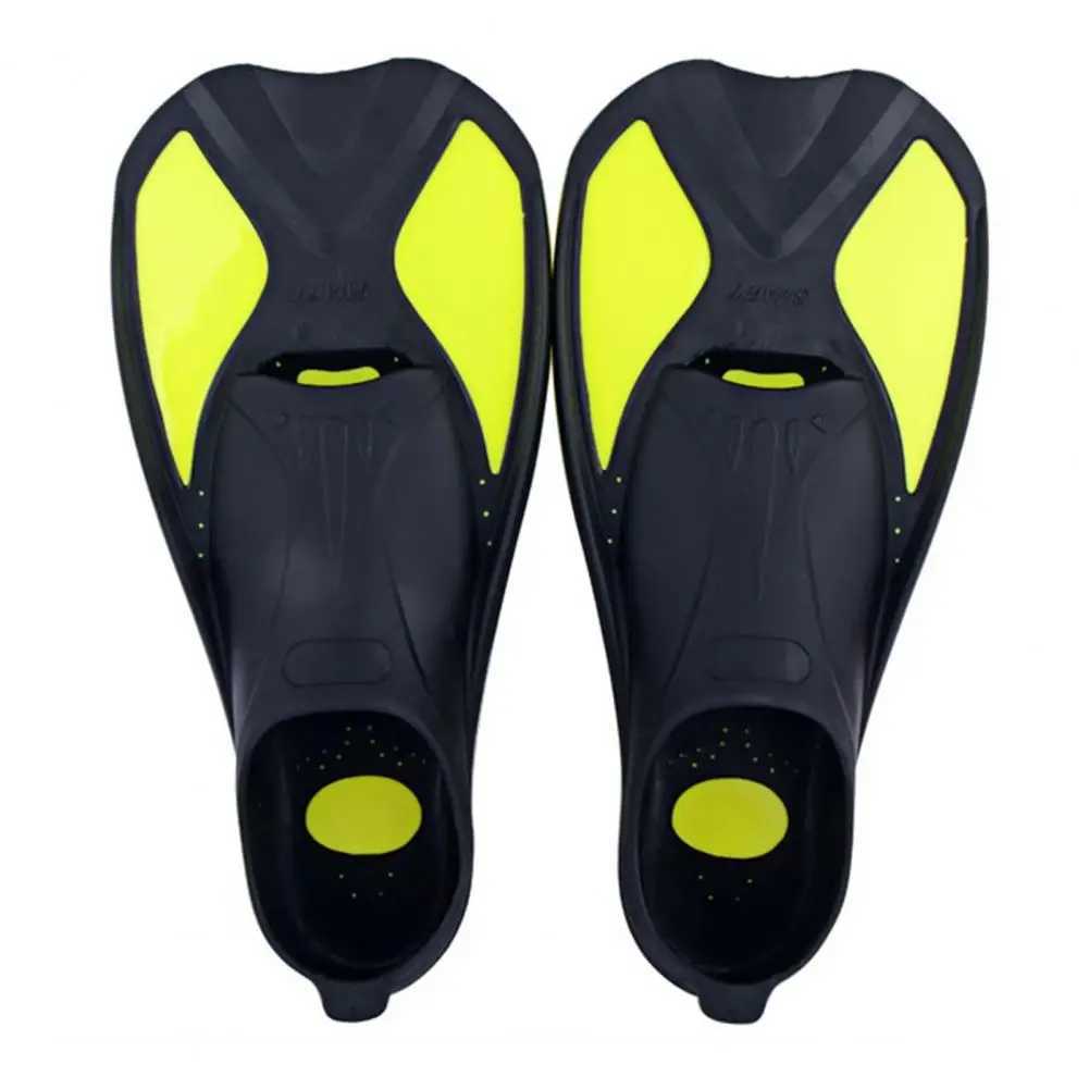 1 pair of diving fins swimming collar training fins inflatable collar short blade collar leg strength building swimming collarY250412