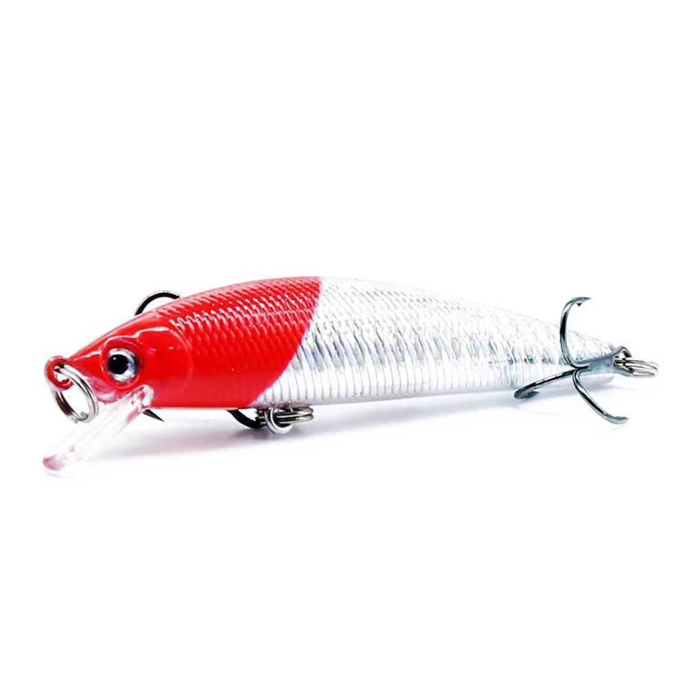 1pcs Laser Lifelike Minnow Fishing Lure 8.5cm 7.5g Crankbait Hard Bait Tight Wobbler Jerkbait Trolling Bass Pike Carp Fishing Z250411