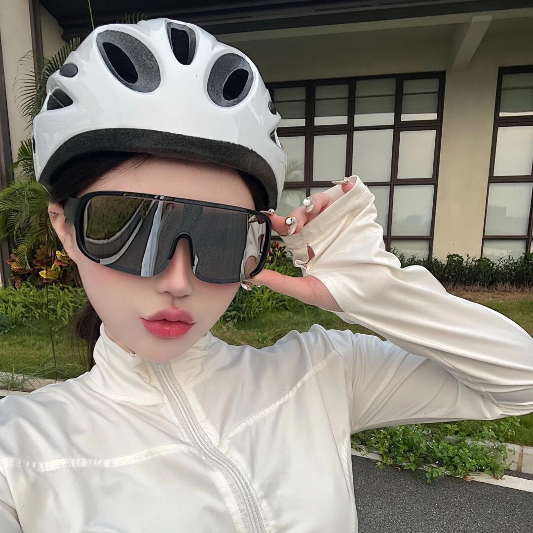 New Colorful UV resistant Men's and Women's Large Frame Windproof Ski Mountaineering Glasses, Outdoor Cycg Glasses