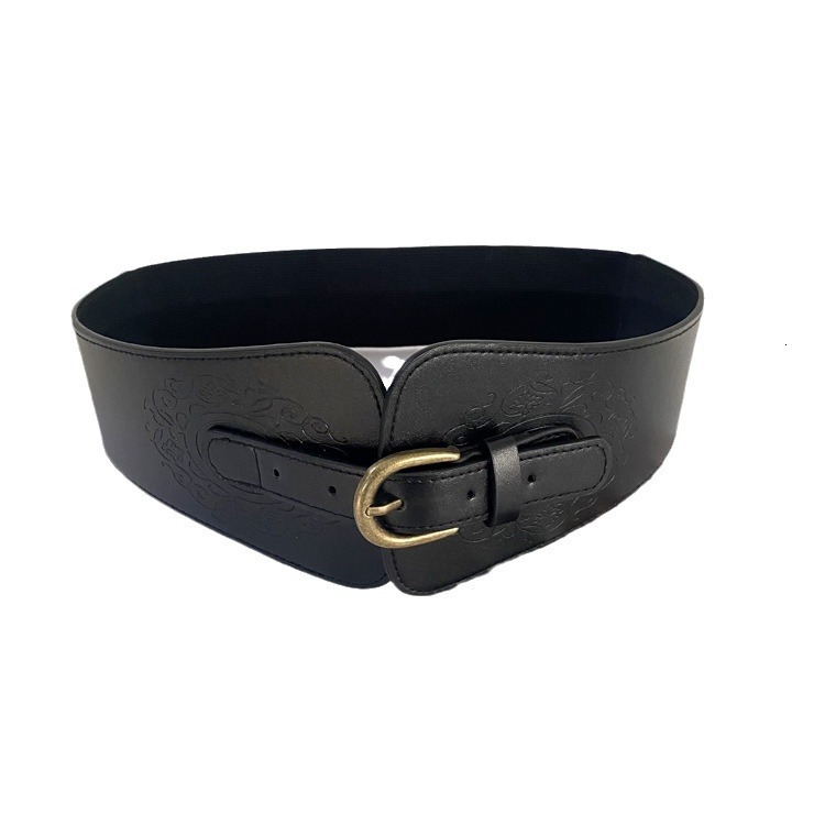 Wide for women, waist cinching, fashionable and versatile decoration, suit coat, sweater, elastic waistband