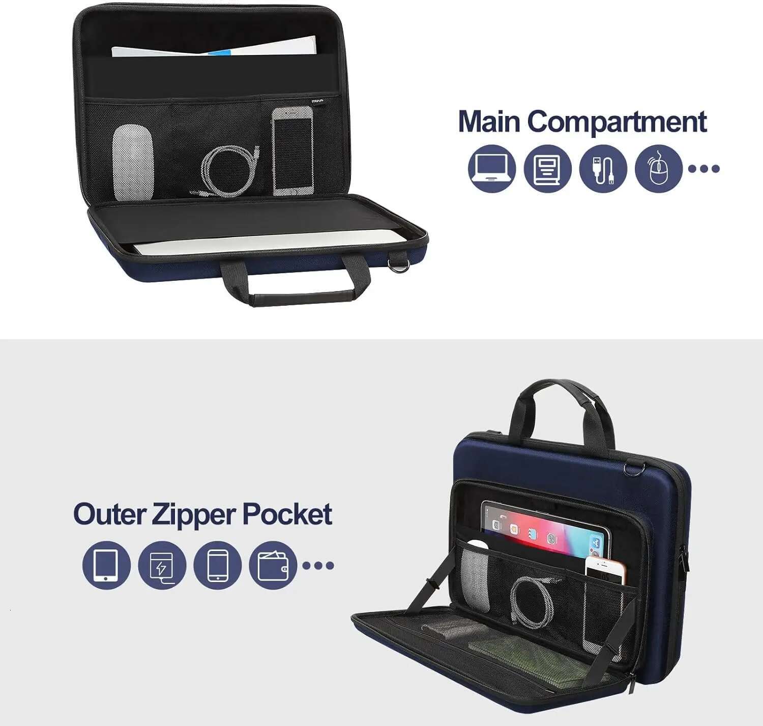 13 14 15.6 16 17 Inch Laptop Bag Waterproof Notebook Shoulder Handbag For Book HP Lenovo Shockproof Sleeve Case