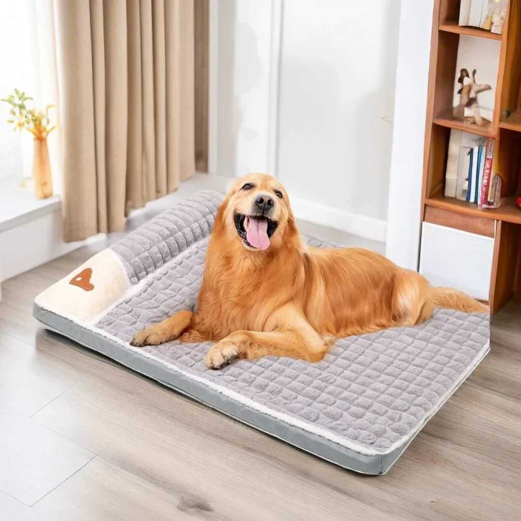 Pet bed thick mattress for dogs and cats super warm mattress for small medium and large dogs in winter detachable and washable pet bed for puppies X25