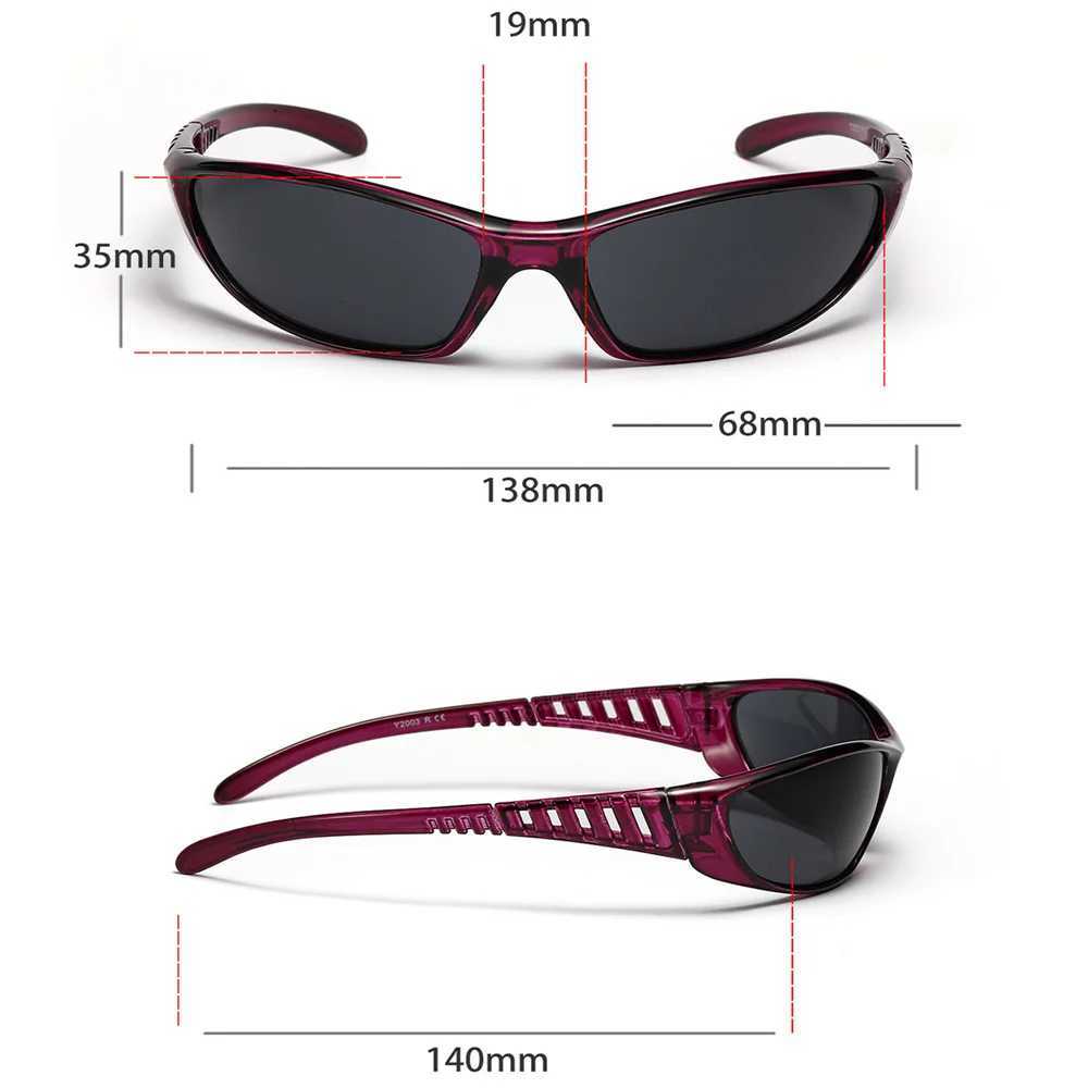Y2K Sunglasses Men Women Color Hollowed Outdoor Driving UV400 Sunglasses Girls Net Red Hip Hop Gothic Women Sun Glasses 2025 Hot Z250411