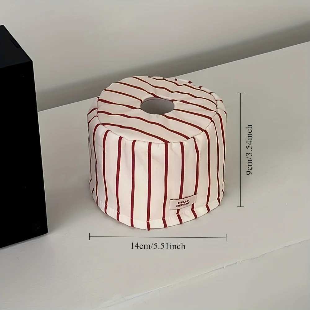 Modern and simple round tissue box mti-functional space-saving design sturdy structure fashionable he decoration Y251112