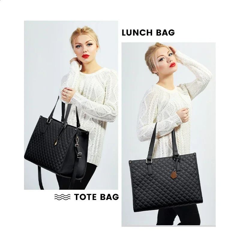 Portable lunch tote bag womens multi-purpose insulated lunch shoulder bag makeup bag durable waterproof travel bag 250410