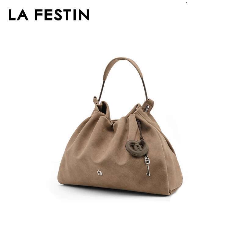 LA FESTIN Original Brand Women's Bag 2025 New Fashion Leather Shoulder Crossbody Large Capacity Bag Lady Handbag
