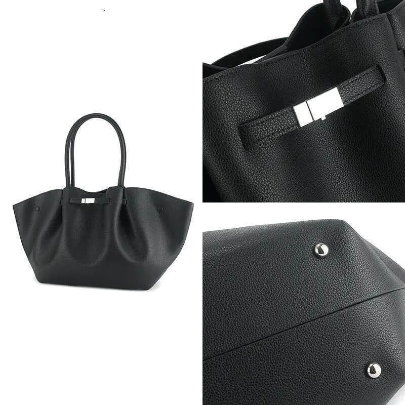 casual leather simple and versatile large capacity singleshoulder hand tote bag for women 2025 spring