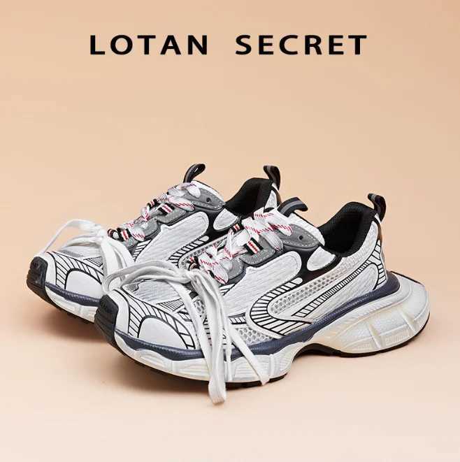 Lacing up running shoes Wens casual sneaker Couple Sport Shoes Thick Sole Luxury designer shoes Retro Dirty Casual Dad Shoes Z250411