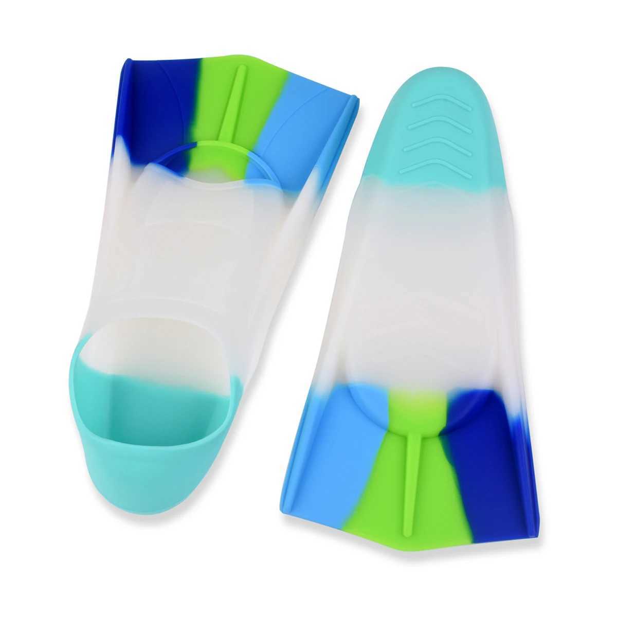 Freestyle Chest Strike Swimming Flaps Mens and Womens Silicone Short Flaps Adult and Childrens Professional Diving Training FlapsY250412