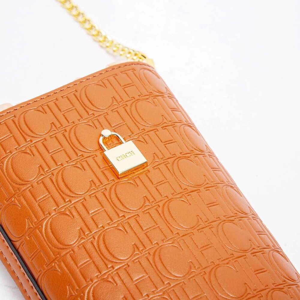CHCH Phone 2024 New Emed Crossbody High Quality Metal Chain Bag