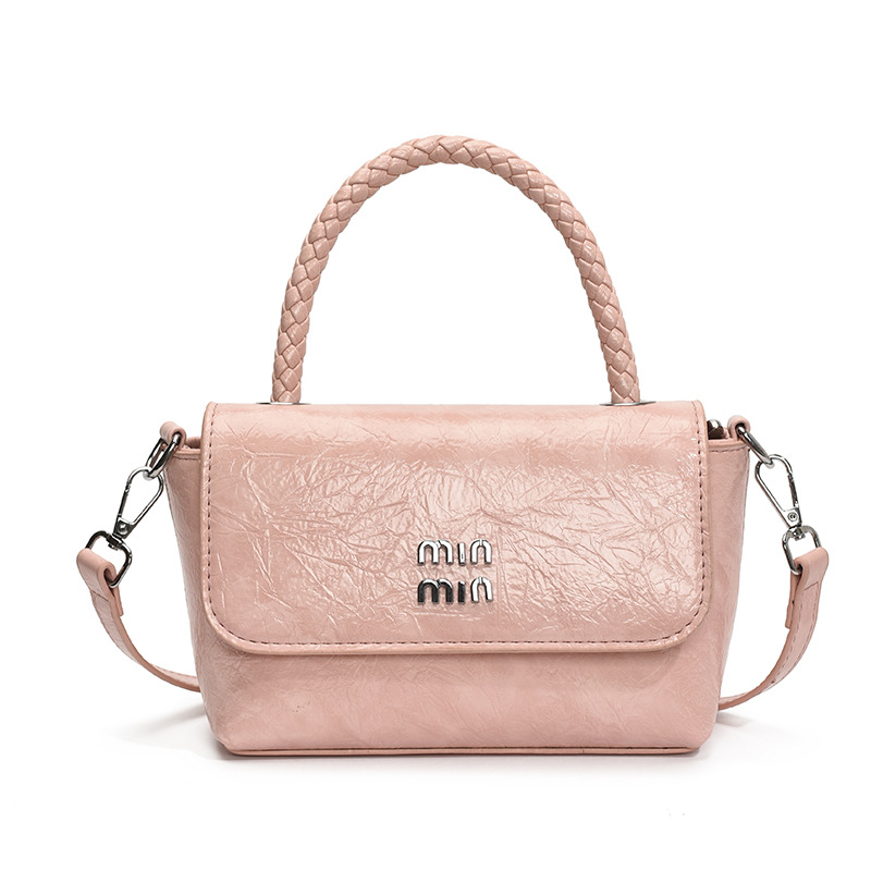 designer bag 2025 Leisure personality solid color small square bag shoulder bag handbag stylish small bag women's bag