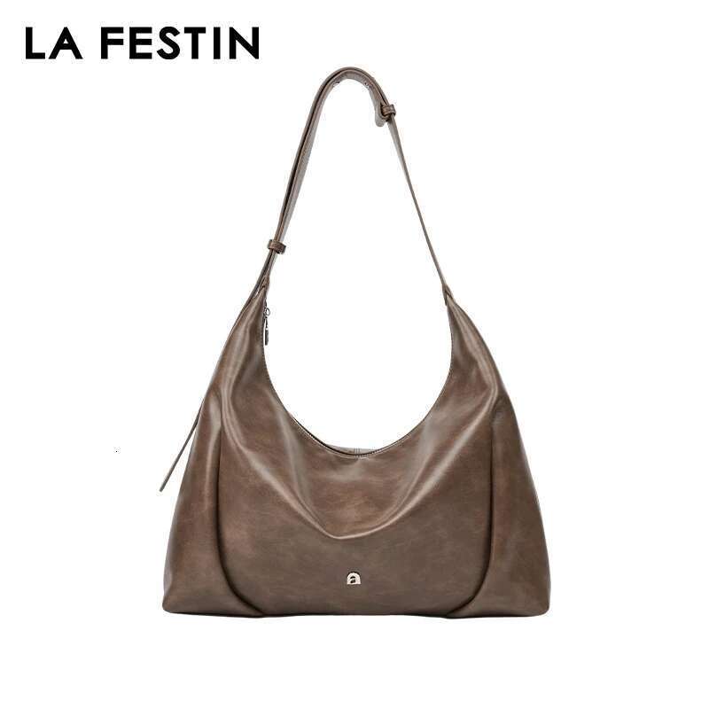 LA FESTIN Original Women's Shoulder 2025 New Designer Bags Ladies Leather Bag Large Capacity Handbags Women