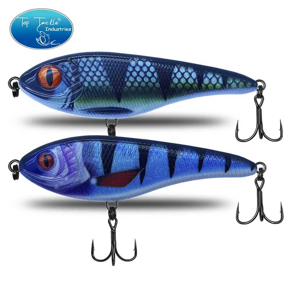 Jerk Bait 68/78/90/105/120/135/150/170mm Slow Sinking Freshwater Fishing Lure Hard Wobbler Suspending Pike Bass Musky Z250411