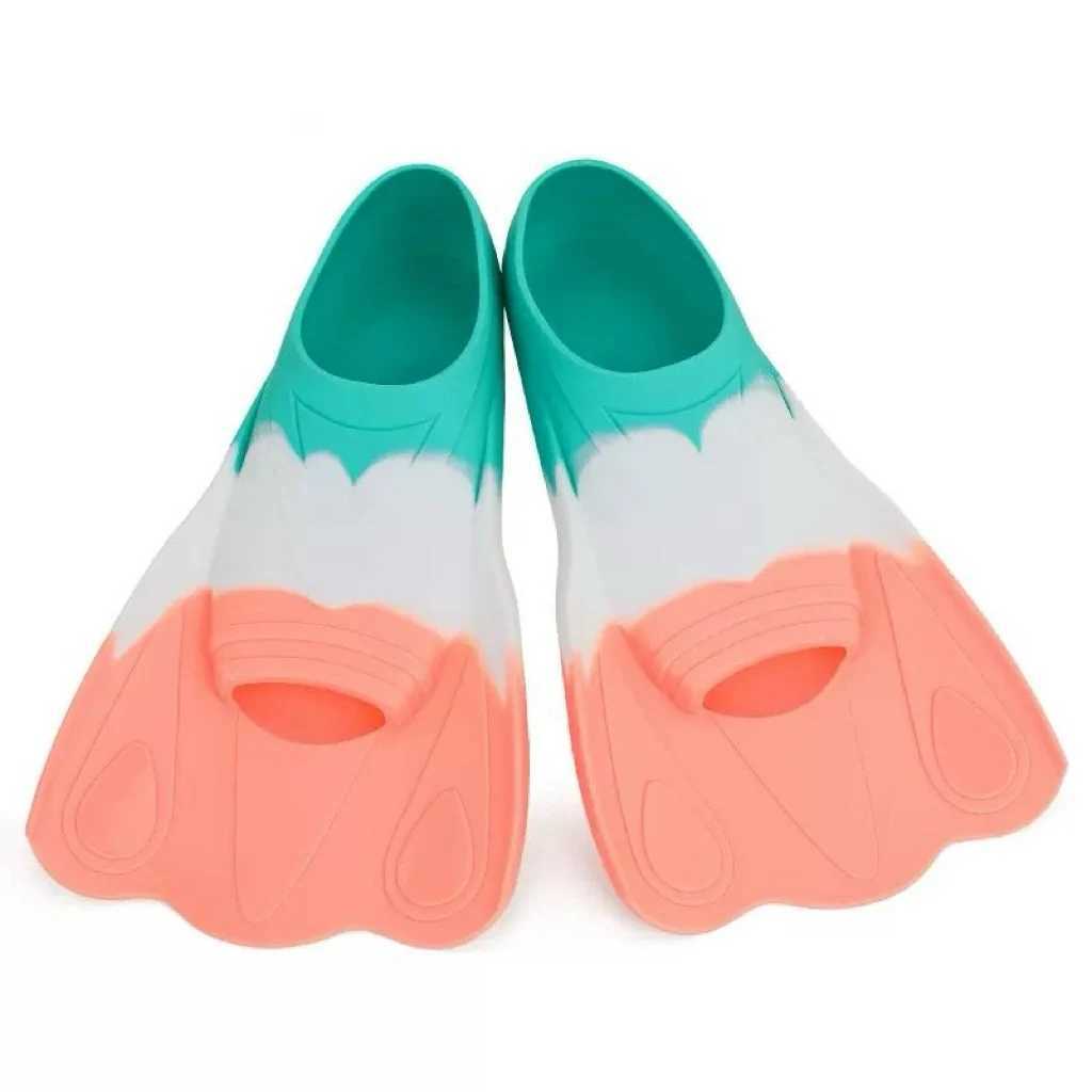 High performance adult swimming flip cover - a flashy silicone material for outdoor water sports and free diving practiceY250412
