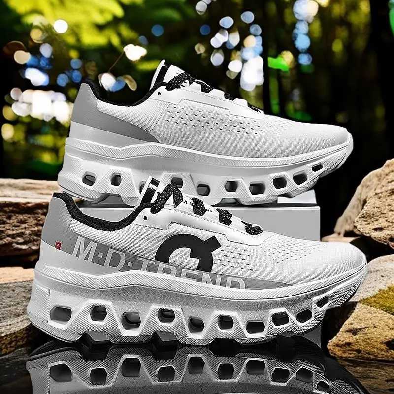 RASMEUP New Men Soft Wear-resistant Breathable Sports Shoes Men Workout Sneakers Running Shoes Cushioning Non-slip Hot Selling Z250411