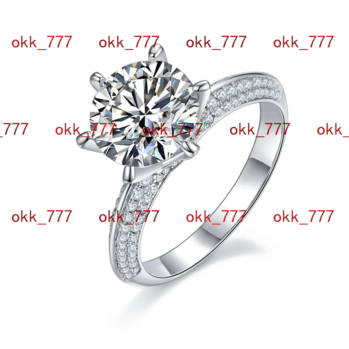 Factory Price Wholesale Shiny Moissanite Latest Women Rings Moissanite Gold Resizable Ring Band for Girl