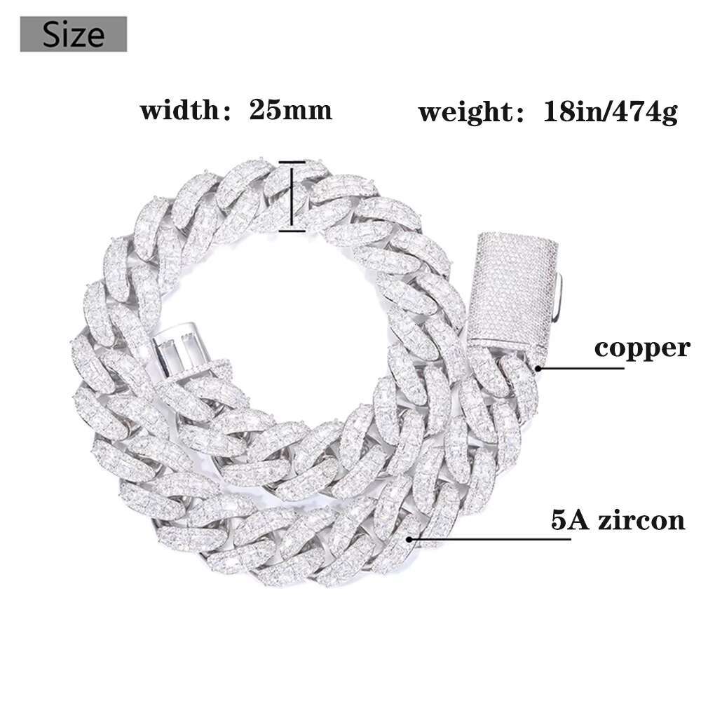 Fashion Jewelry Womens Cuban Chain Bracelet 18K Gold Plated Zircon - Elegant Copper Jewelry
