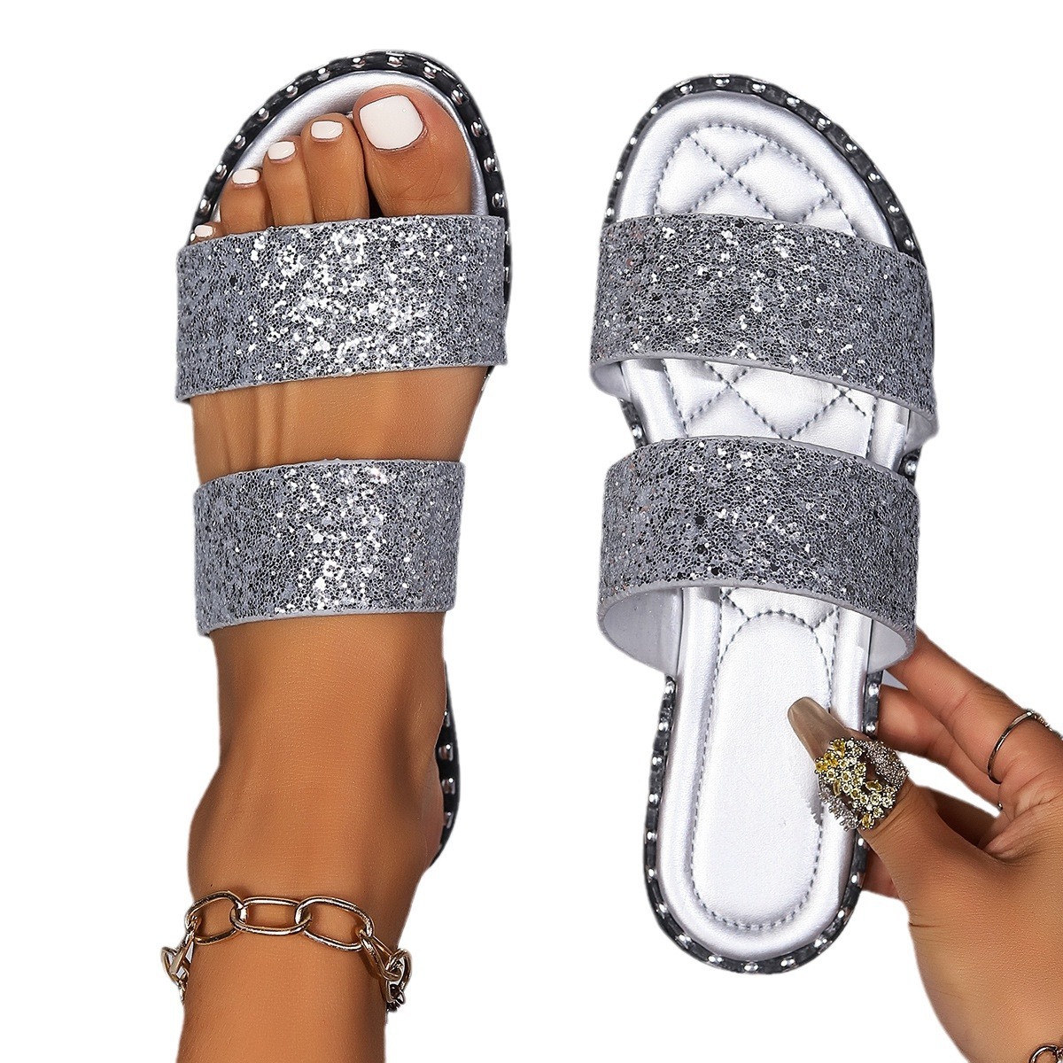 New Designer Casual Fashion Trend Versatile Women's Flat Shoes