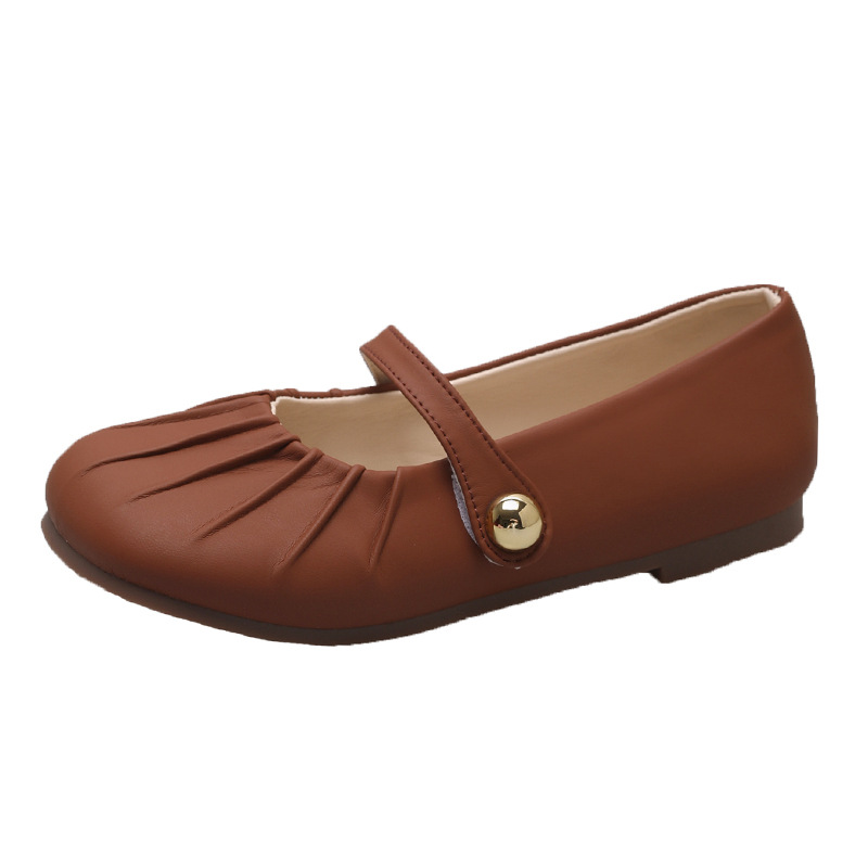 Soft soled sandals free Shipping Flat heeled slippers Round headed slippers Low cut sandals One character strip Wearing travel shoes outside 2025