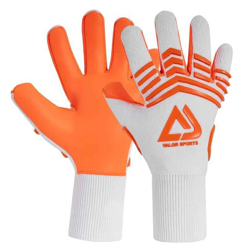Inseam Clipping Mens Latex Goalie Soccer Gloves Adult Professional Football Protection Anti-slip Goalkeeper Guard Sports GlovesW251112