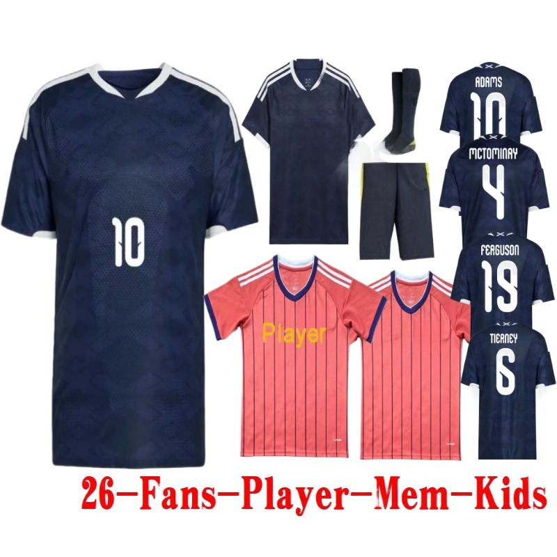 26 Scotland Soccer Jerseys 2026 World Cup ROBERTSON SHANKLAND McTominay MCGREGOR Football Shirt Home Away Maillot De Foot Men Kids Kits UnifromS-4XL