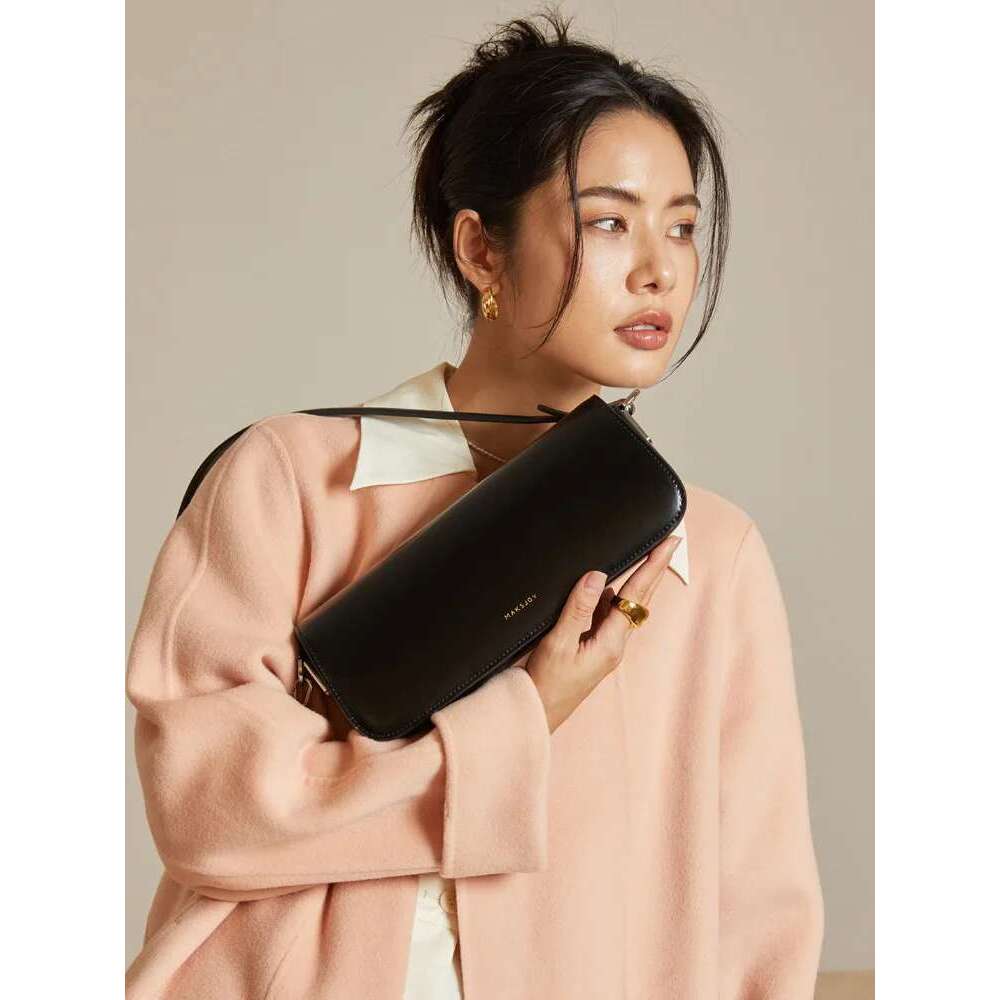 Designer Bag New Genuine Leather Women's Underarm High Quality Female Commute Handbags Simple Shoulder Crossbody Bags Classic Totes 2024