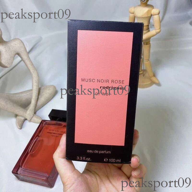 Top In Stock Women Perfume Rodriguez PURE MUSC NOIR ROSE For Her Perfumes Woody Ral Notes Eau De Toilette Fragrance Fragrances Lasting Charm PARFUM 10