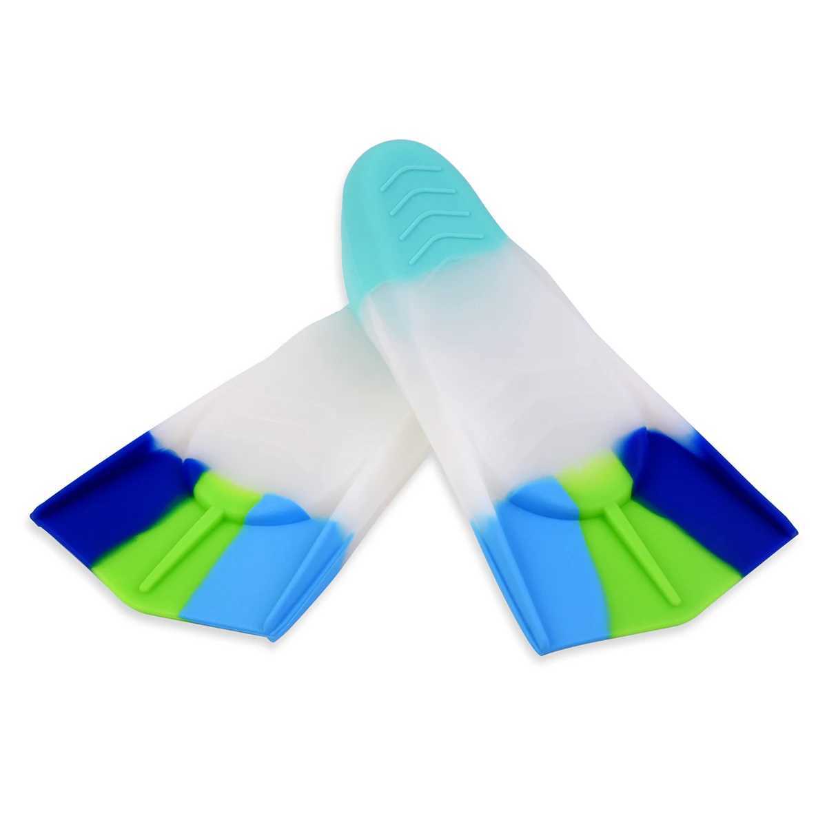 Freestyle Chest Strike Swimming Flaps Mens and Womens Silicone Short Flaps Adult and Childrens Professional Diving Training FlapsY250412