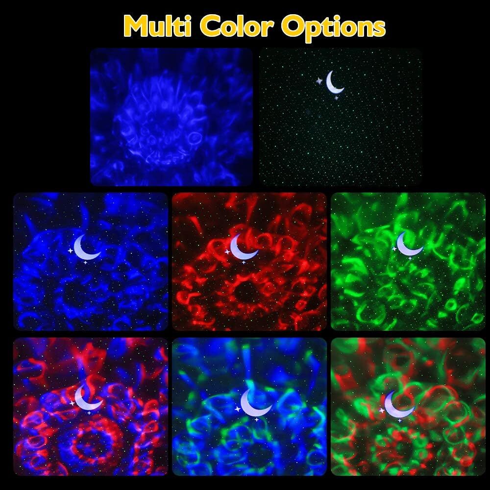 FL- Space Dish Moon Star Light, small night light romantic atmosphere projector light, gifts for children and adults