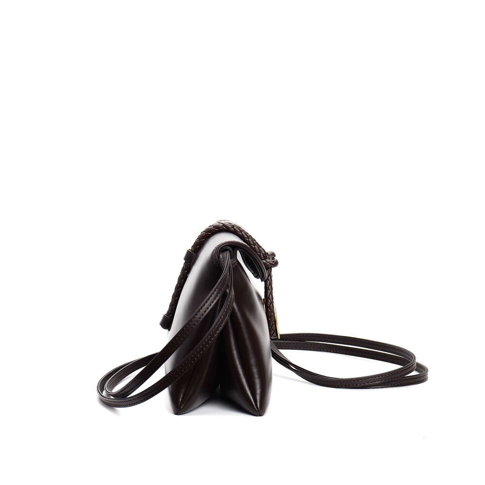 Shu Qi's New Autumn And Winter Product Liberta Trendy Women's High-Quality Cowhide Flip Shoulder Hand-Held Bag, Letter Envelope