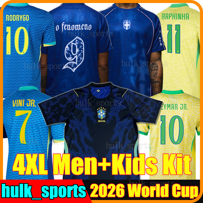 4XL 2026 bRaSiL RAPHINHA soccer jerseys 26/27 L.HENRIQUE MARTINELLI ESTEVAO BRUNO G. L.PAQUETA GABRIEL RICHARLISON CASEMIRO football shirt bRaZiLS men kids kit socks