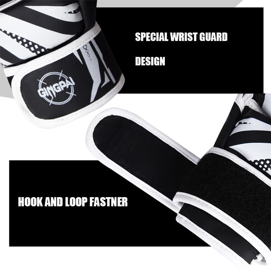 Professional MMA Half-Finger Fighting Boxing Gloves Thickened Sanda Free Fighting Mixed Martial Arts Training Gloves 250410