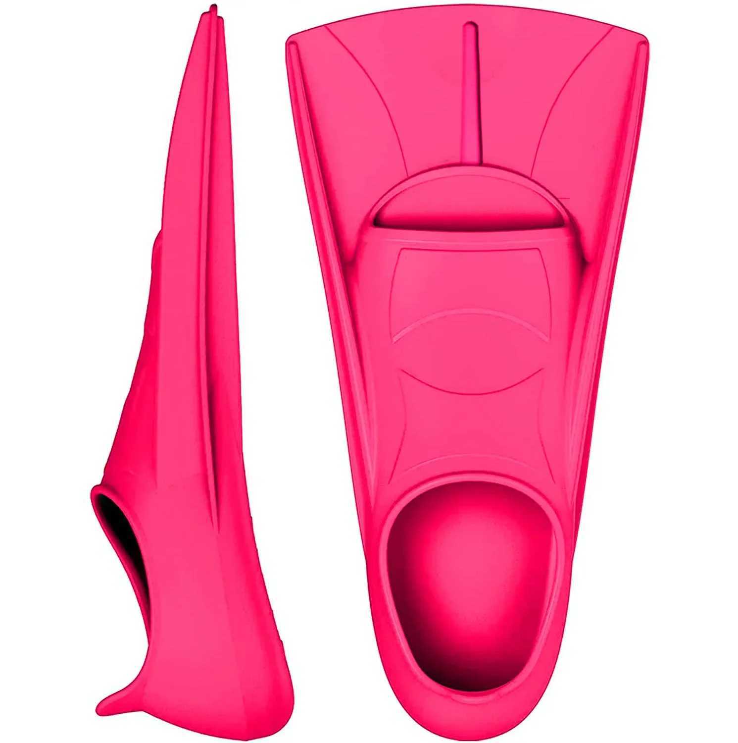 Swimming fins mens and womens freestyle chest silicone short fin lightweight diving equipment suitable for adults and childrenY250412