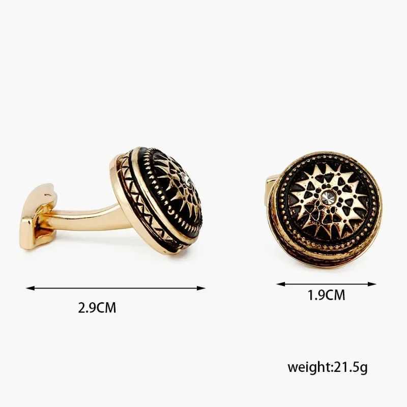 Advanced mens business banquet wedding party casual dating gift classic high-quality French shirt cufflinksT250412