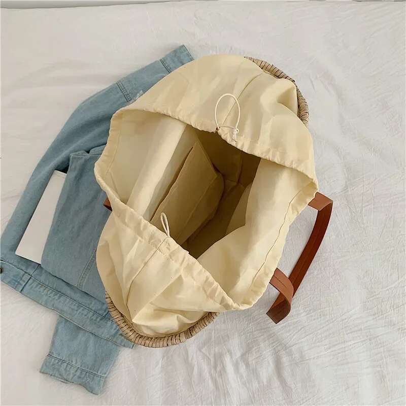 Summer Bohemian Beach Shoulder Designer Handbag bags handbags women Women Large Capacity Travel Raffia Ratten Handmade Bag