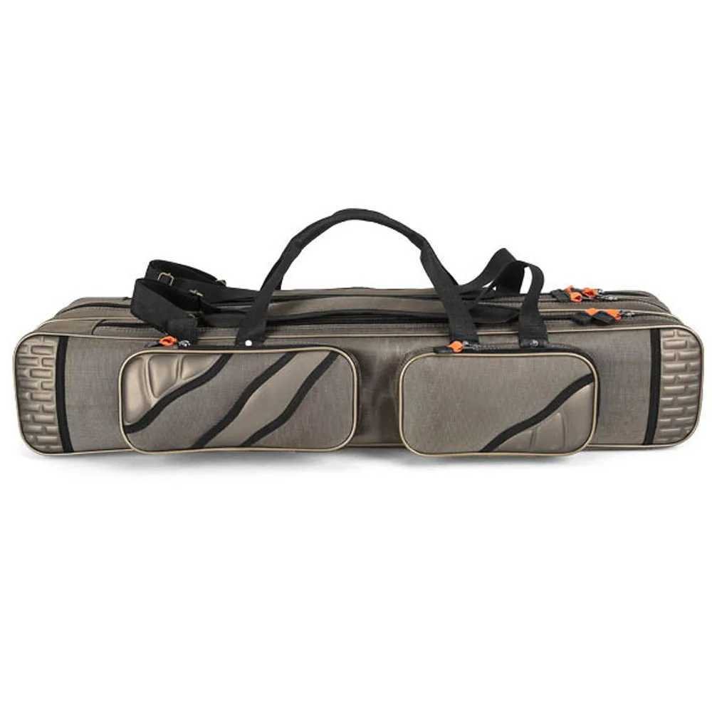 2/3/4 Layer 100/120/130CM Fishing Rod Bag Multifunctional Large Capacity Pole Reels Bait Storage Case Travel Carry Tackle Gear Z250411