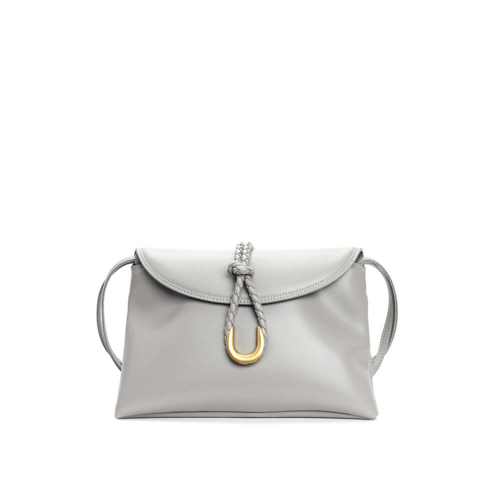 Shu Qi's New Autumn And Winter Product Liberta Trendy Women's High-Quality Cowhide Flip Shoulder Hand-Held Bag, Letter Envelope