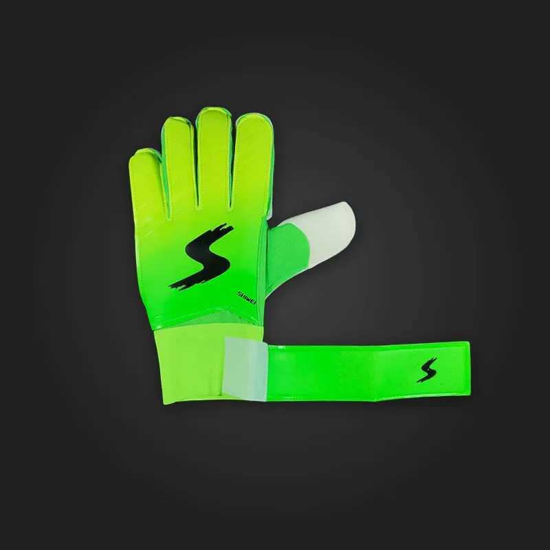 New type of football goalkeeper gloves gradient colored latex gloves with finger protection gloves for womenXJ250412